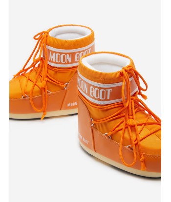 Moon Boot Girls Icon Low Boots in Orange du meilleur 