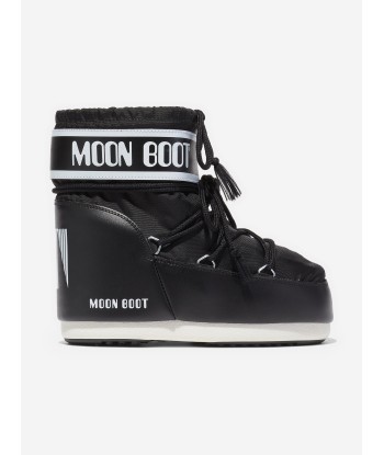 Moon Boot Kids Icon Low Boots in Black livraison gratuite