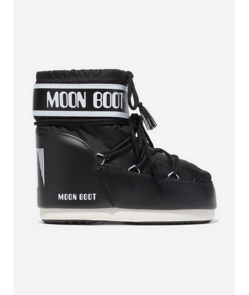 Moon Boot Kids Icon Low Boots in Black livraison gratuite