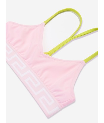 Versace Girls Greca Bikini in Pink en ligne des produits 