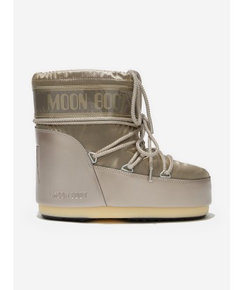 Moon Boot Girls Icon Low Glance Boots in Beige Les êtres humains sont 