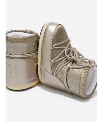 Moon Boot Girls Icon Low Glance Boots in Beige Les êtres humains sont 