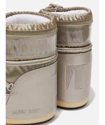 Moon Boot Girls Icon Low Glance Boots in Beige Les êtres humains sont 