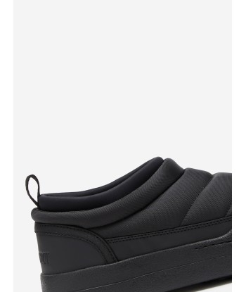 Moon Boot Kids Park Soft Slippers in Black en linge