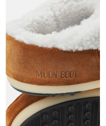 Moon Boot Girls Shearling Mules in Brown les ligaments