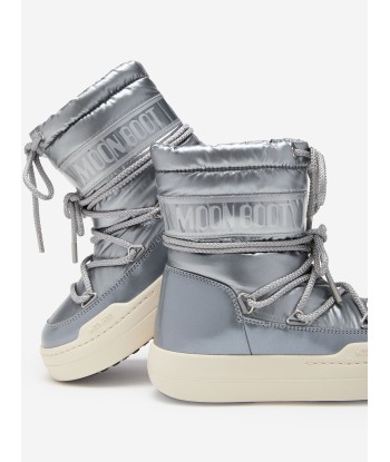 Moon Boot Kids JR Park Boots in Silver JUSQU'A -70%! 