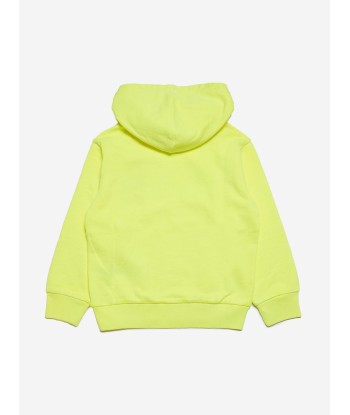 Diesel Kids Logo Hoodie in Yellow Paris Déstockage Promo