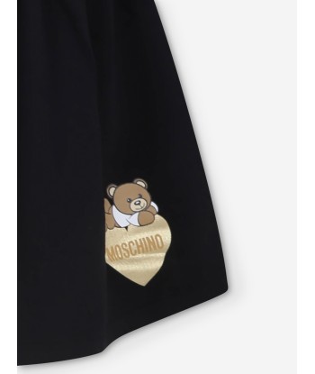 Moschino Girls Bear Logo Skirt in Black sur le site 