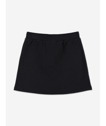 Moschino Girls Logo Skirt in Black pas cheres