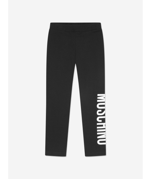 Moschino Girls Logo Leggings in Black commande en ligne