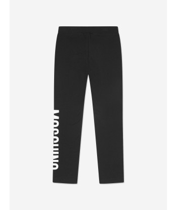 Moschino Girls Logo Leggings in Black commande en ligne