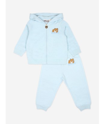 Moschino Baby Boys Bear Tracksuit With Gift Box in Blue plus qu'un jeu 