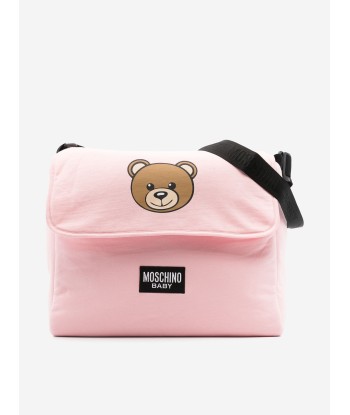 Moschino Baby Girls Bear Logo Changing Bag in Pink (60cm) Par le système avancé 