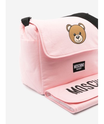 Moschino Baby Girls Bear Logo Changing Bag in Pink (60cm) Par le système avancé 