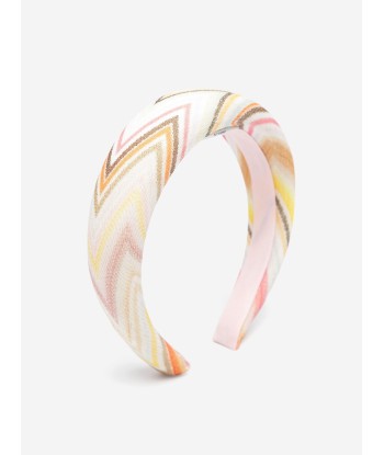 Missoni Girls Zigzag Headband in Multicolour Découvrez la collection