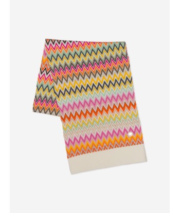 Missoni Girls Zigzag Wool Scarf in Multicolour s'inspire de l'anatomie humaine