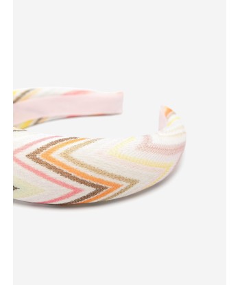 Missoni Girls Zigzag Headband in Multicolour Découvrez la collection