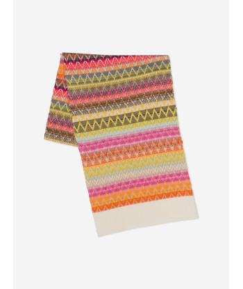 Missoni Girls Zigzag Wool Scarf in Multicolour s'inspire de l'anatomie humaine