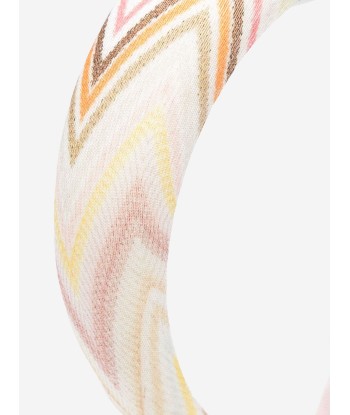 Missoni Girls Zigzag Headband in Multicolour Découvrez la collection