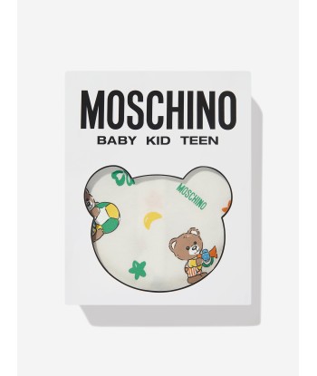 Moschino Baby Bear 2 Pack Babygrow Gift Set in Ivory Jusqu'à 80% De Réduction