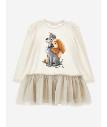 Monnalisa Girls Disney's Lady and The Tramp Dress in Ivory Jusqu'à 80% De Réduction