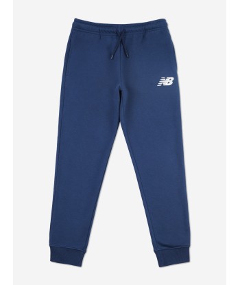 New Balance Boys Brush Back Stacked Logo Joggers in Navy Le MVP de beaucoup