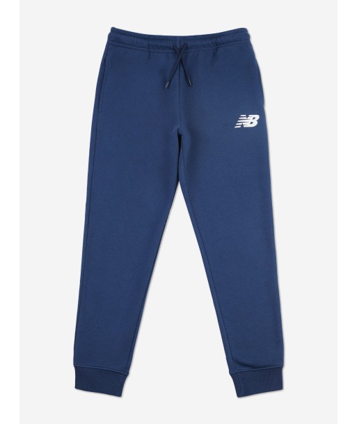 New Balance Boys Brush Back Stacked Logo Joggers in Navy Le MVP de beaucoup