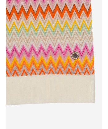 Missoni Girls Zigzag Wool Scarf in Multicolour s'inspire de l'anatomie humaine