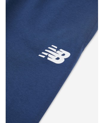 New Balance Boys Brush Back Stacked Logo Joggers in Navy Le MVP de beaucoup