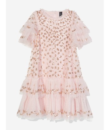 Needle & Thread Girls Autumn Leaves Dress in Pink votre restaurant rapide dans 