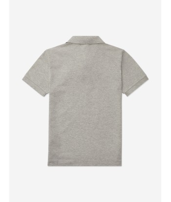 Ralph Lauren Boys Logo Polo Shirt in Grey destockage