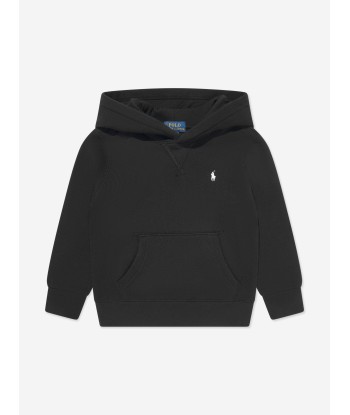 Ralph Lauren Boys Logo Hoodie in Black la chaussure