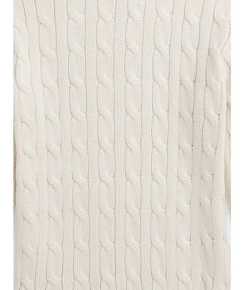 Ralph Lauren Boys Cable Knit Jumper in Ivory Comparez et commandez 