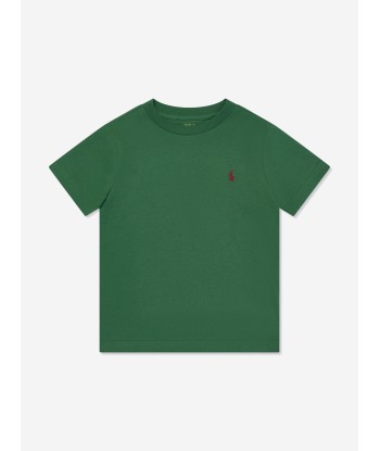 Ralph Lauren Boys Logo T-Shirt in Green du meilleur 