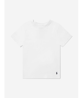 Ralph Lauren Boys 3 Pack T-Shirt Set in White de l' environnement