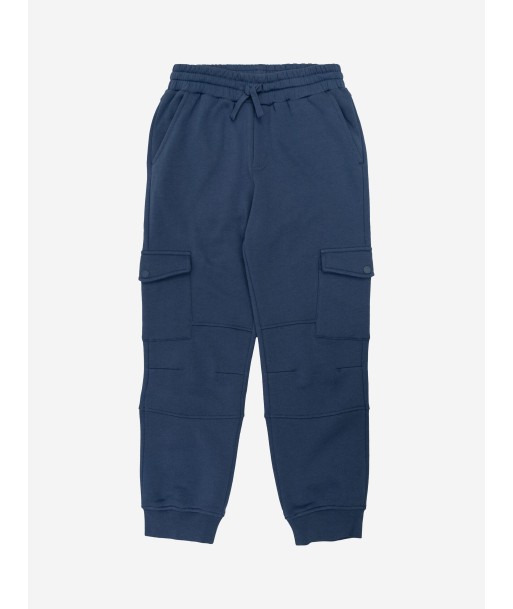 Stella McCartney Boys Cargo Joggers in Blue le des métaux précieux