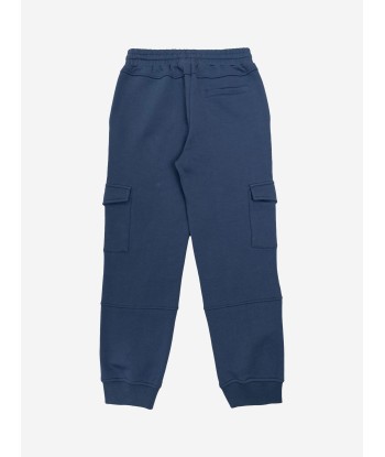 Stella McCartney Boys Cargo Joggers in Blue le des métaux précieux