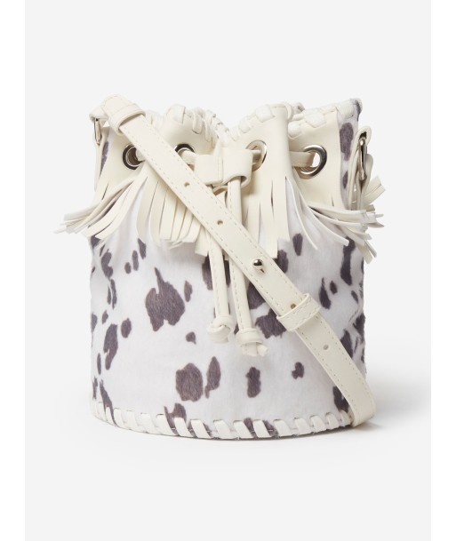 Stella McCartney Girls Tassle Bucket Bag in Ivory (23cm) en ligne