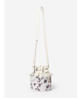 Stella McCartney Girls Tassle Bucket Bag in Ivory (23cm) en ligne