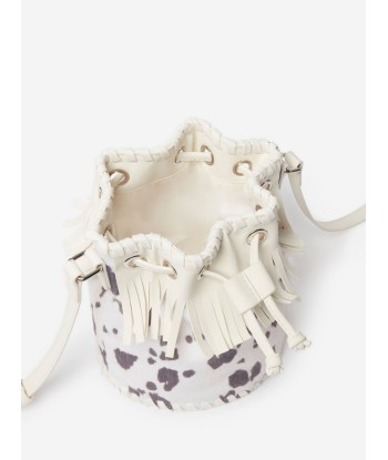 Stella McCartney Girls Tassle Bucket Bag in Ivory (23cm) en ligne