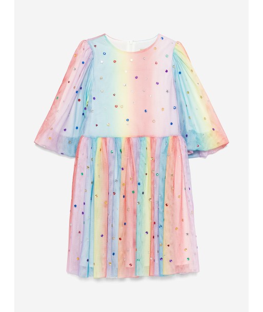 Stella McCartney Girls Rainbow Dress in Multicolour pas cher chine