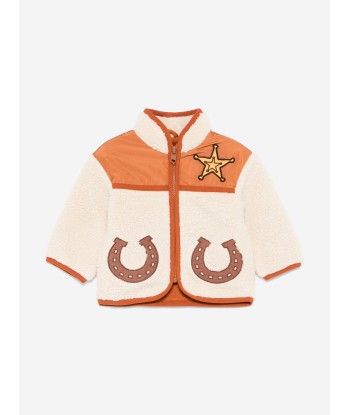 Stella McCartney Baby Boys Fleece Sherrif Jacket in Beige de l' environnement