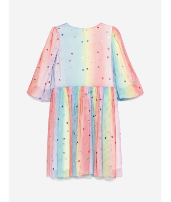 Stella McCartney Girls Rainbow Dress in Multicolour pas cher chine