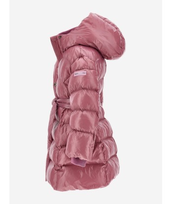 Monnalisa Girls Down Padded Coat in Pink hantent personnes