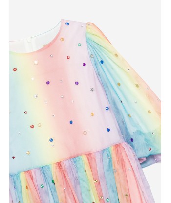 Stella McCartney Girls Rainbow Dress in Multicolour pas cher chine