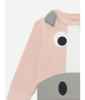 Stella McCartney Baby Girls Horse Sweatshirt in Pink Fin de série