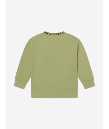 Stella McCartney Boys Pocket Sweatshirt in Green chez Cornerstreet bien 