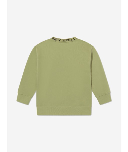 Stella McCartney Boys Pocket Sweatshirt in Green chez Cornerstreet bien 