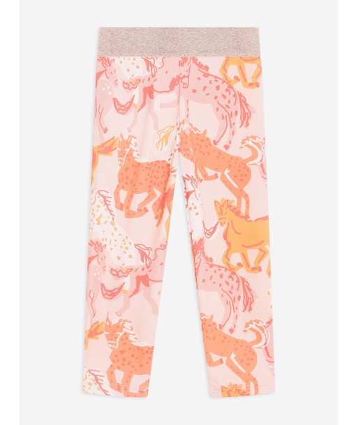 Stella McCartney Girls Horse Leggings in Pink Les magasins à Paris et en Île-de-France