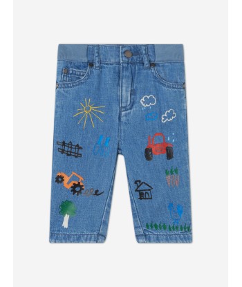 Stella McCartney Baby Boys Slim Fit Jeans in Blue Dans la société mordern